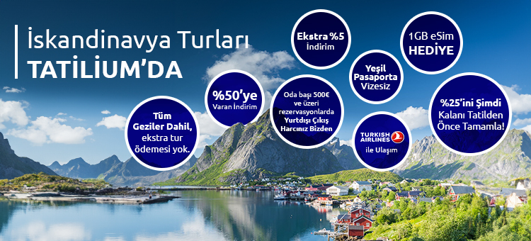 Avantajlı Viking ve İskandinavya Turları Tatilium’da