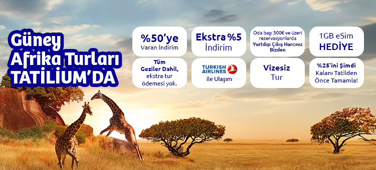 Safari, Filler En Uygun Güney Afrika Turları Tatilium’da